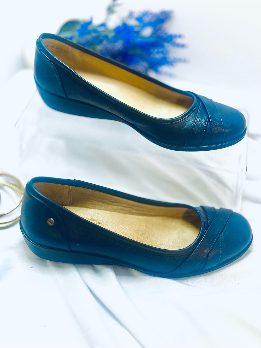 LifeStride Flex Navy Blue Comfort Flats Slip-On Women’s 9.5 Soft System